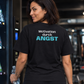 Motivation durch Angst, Unisex T-Shirt Rücken