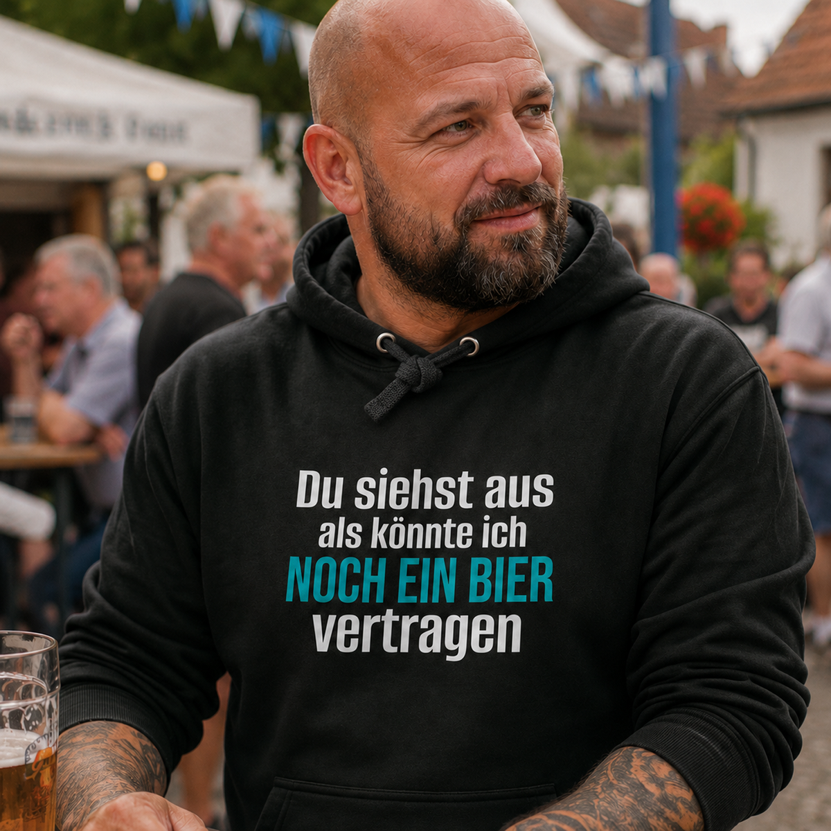 Noch ein Bier, Unisex Hoodie