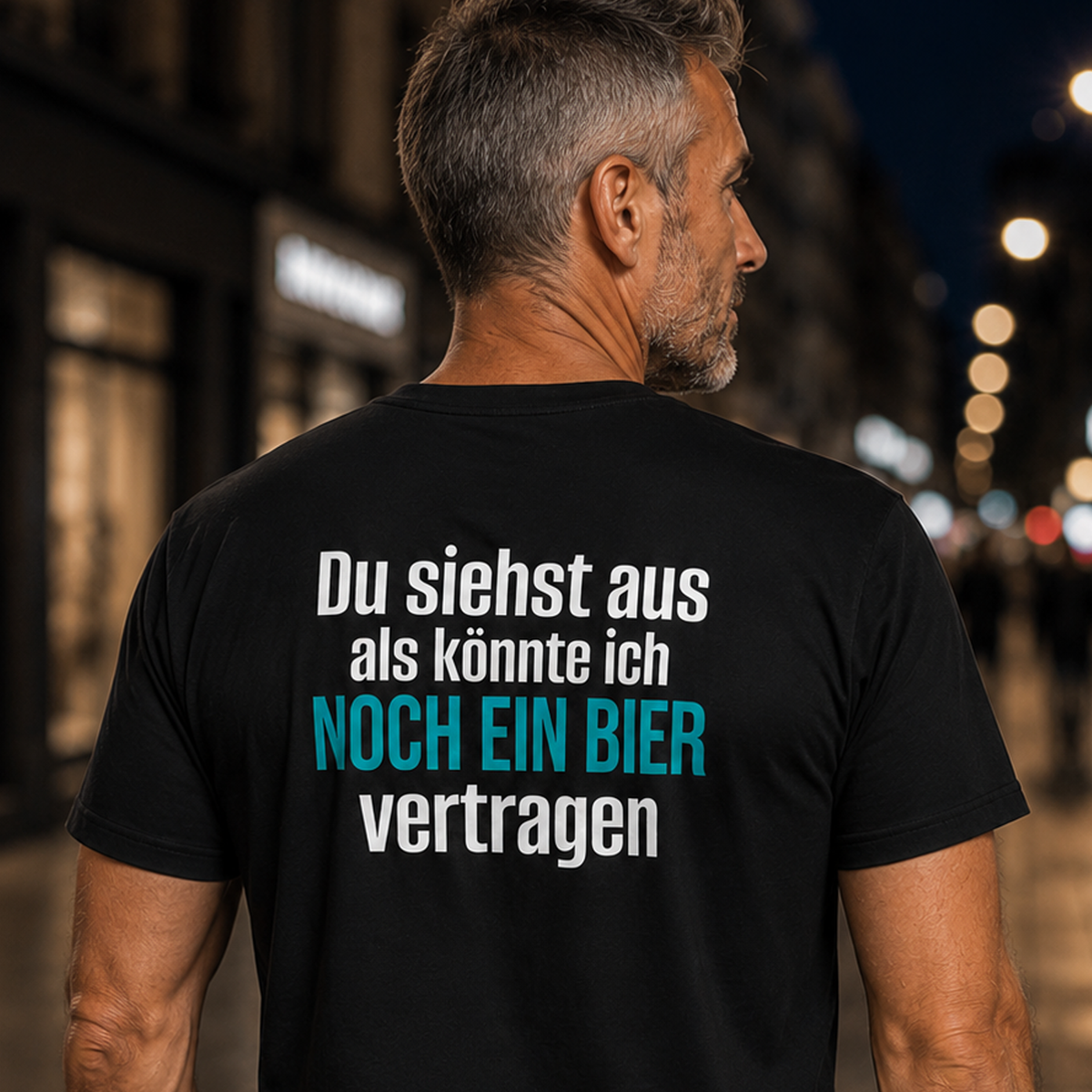 Noch ein Bier, Unisex T-Shirt Rücken