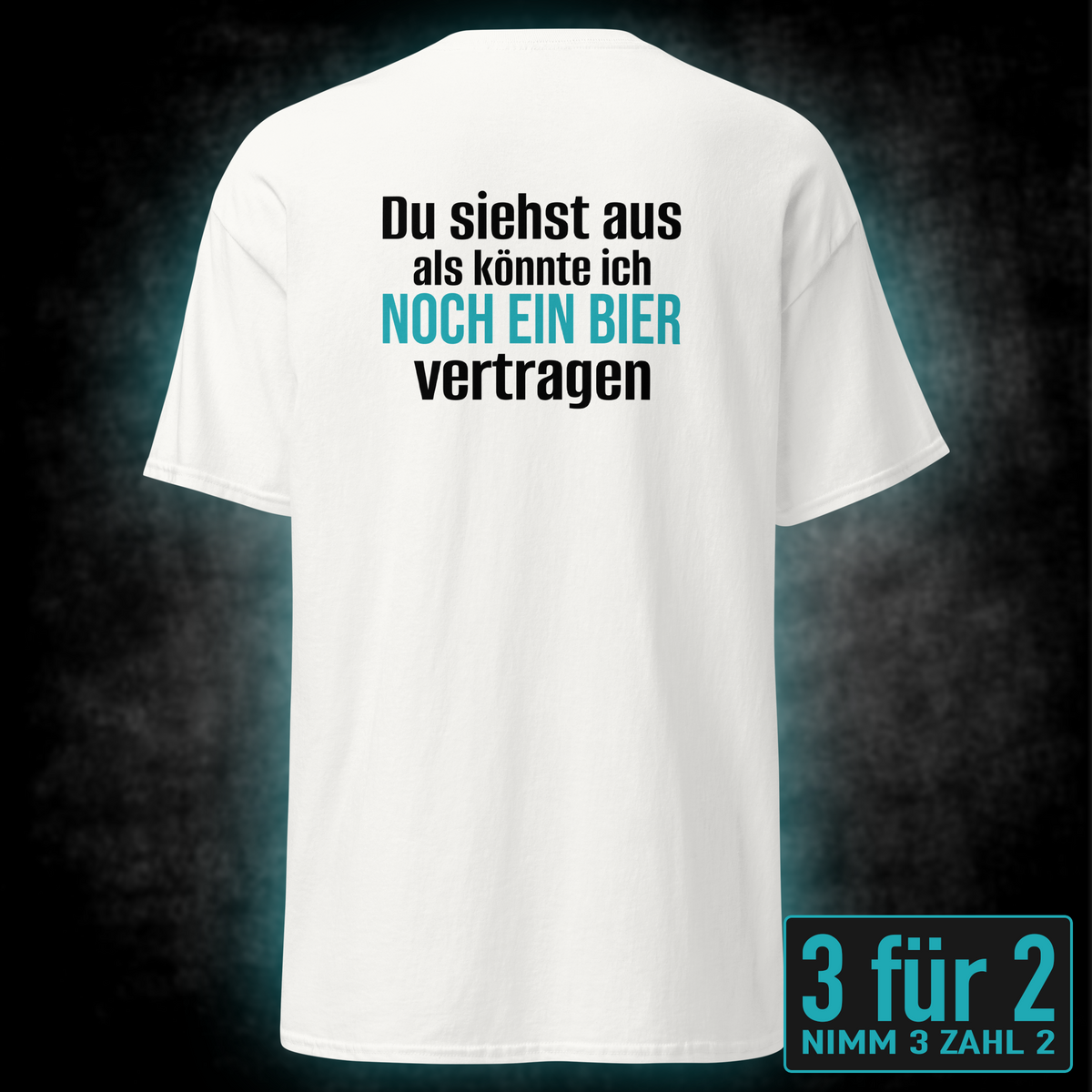 Noch ein Bier, Unisex T-Shirt Rücken