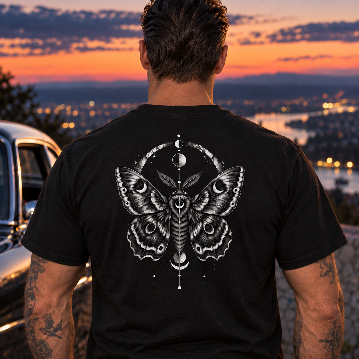 Noctis, Unisex T-Shirt Rücken