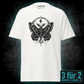 T-Shirt "Noctis" mit Motiv, schwarz, Vorderansicht – SEELENSCHWARZ