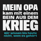 Opa mit einem Bein, Unisex Hoodie