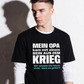 Opa mit einem Bein, Unisex T-Shirt