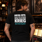Opa mit einem Bein, Unisex T-Shirt Rücken