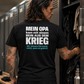 Opa mit einem Bein, Unisex T-Shirt Rücken
