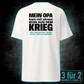 Opa mit einem Bein, Unisex T-Shirt Rücken