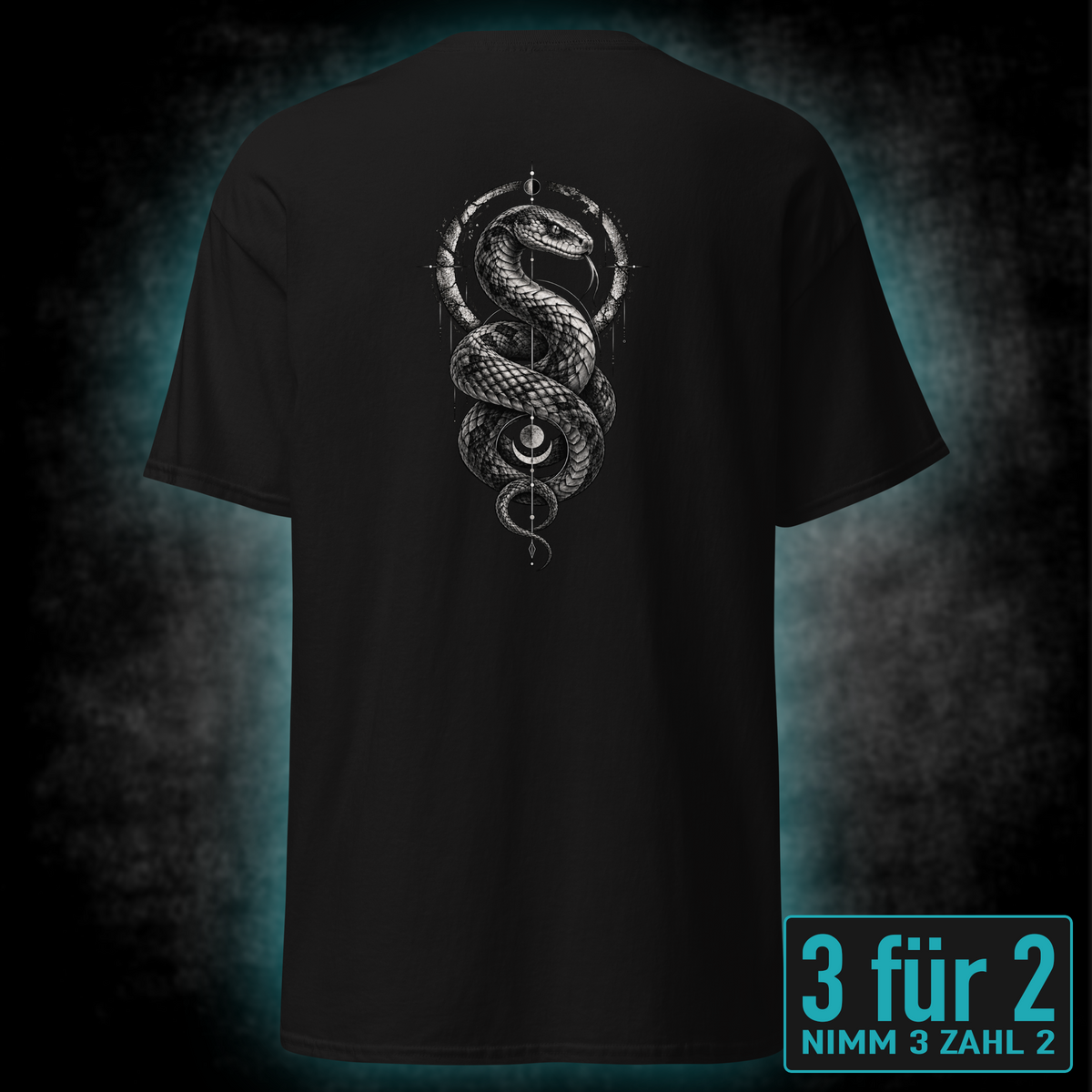 Serpent, Unisex T-Shirt Rücken