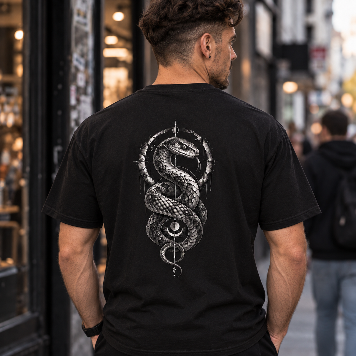 Serpent, Unisex T-Shirt Rücken