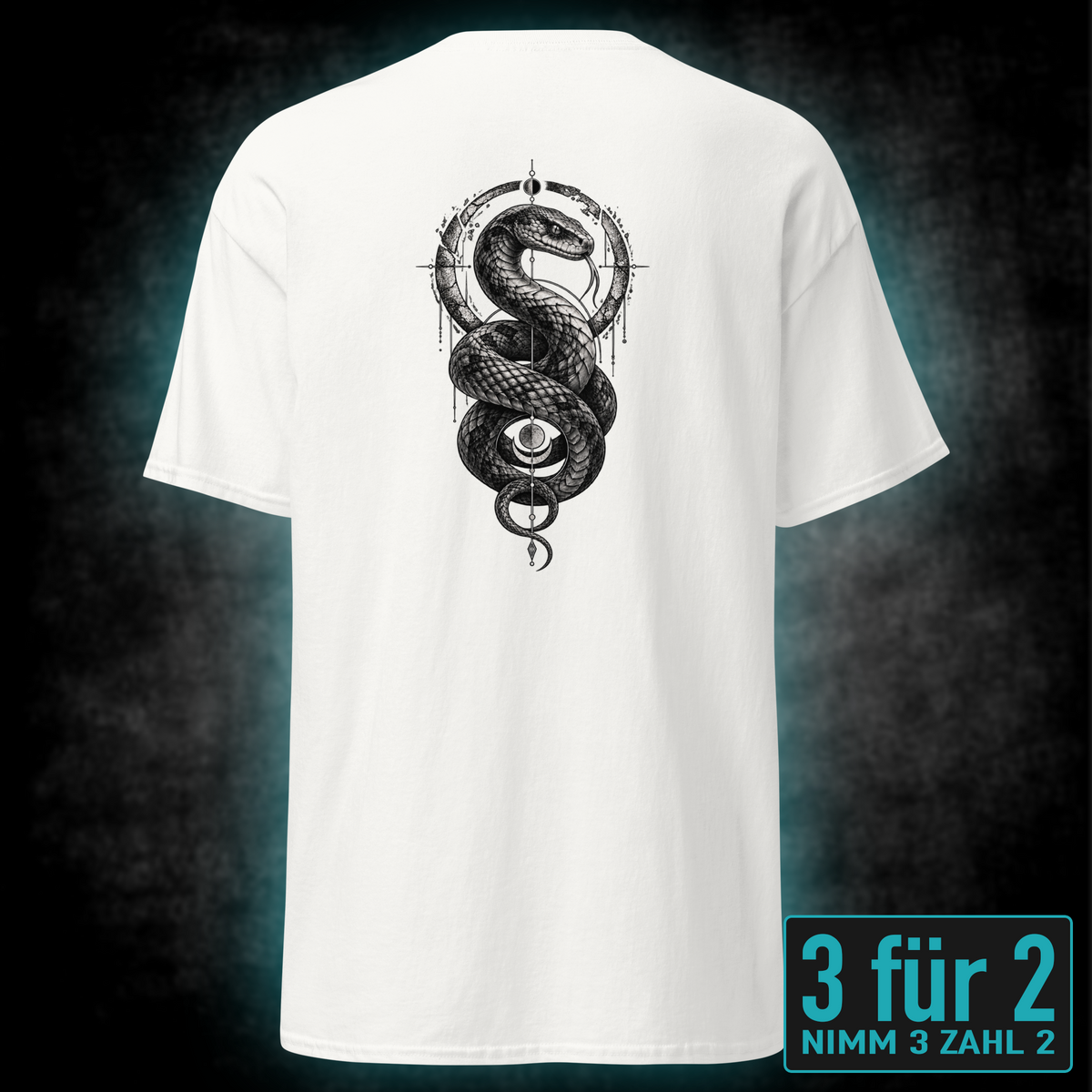 Serpent, Unisex T-Shirt Rücken