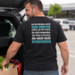 Soziale Kompetenz, Unisex T-Shirt Rücken