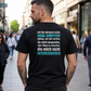 Soziale Kompetenz, Unisex T-Shirt Rücken