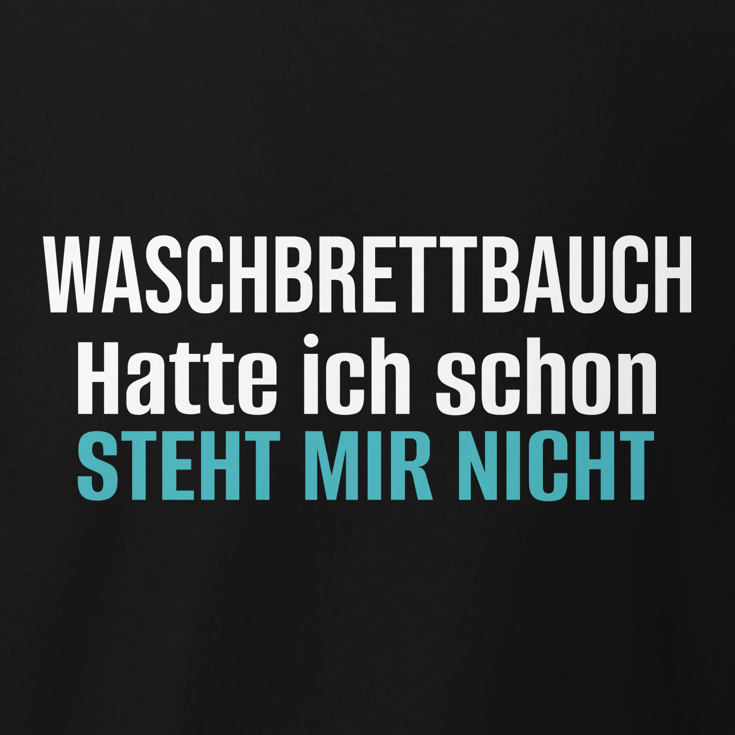 Waschbrettbauch, Unisex Hoodie