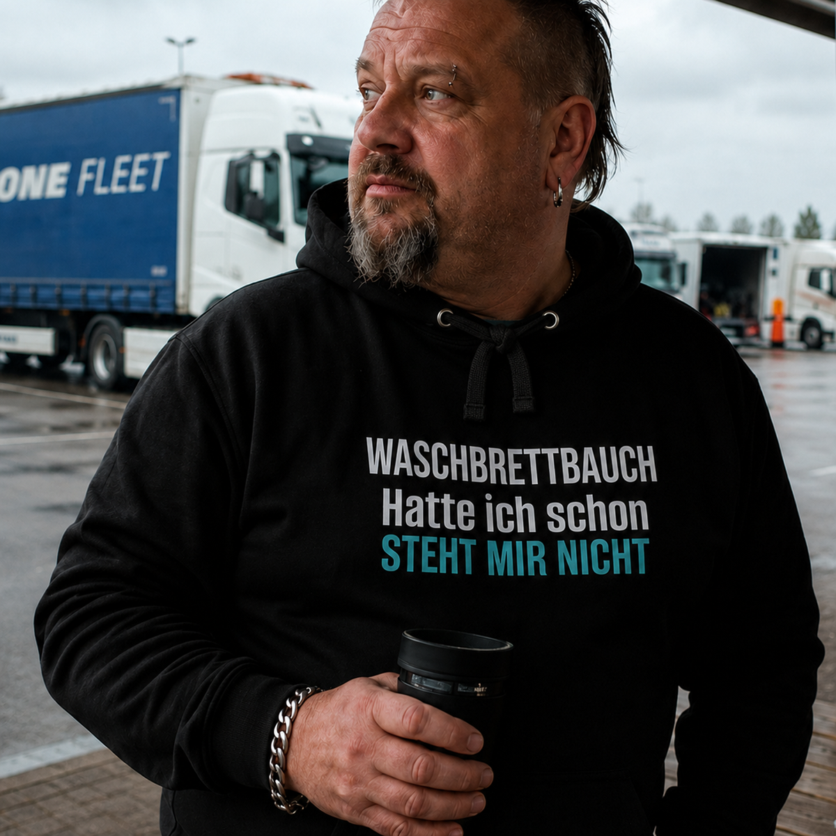 Waschbrettbauch, Unisex Hoodie
