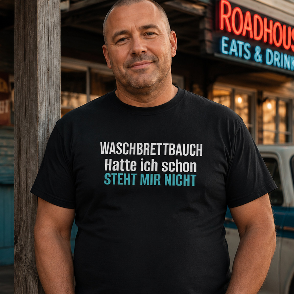 Waschbrettbauch, Unisex T-Shirt
