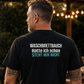 Waschbrettbauch, Unisex T-Shirt Rücken
