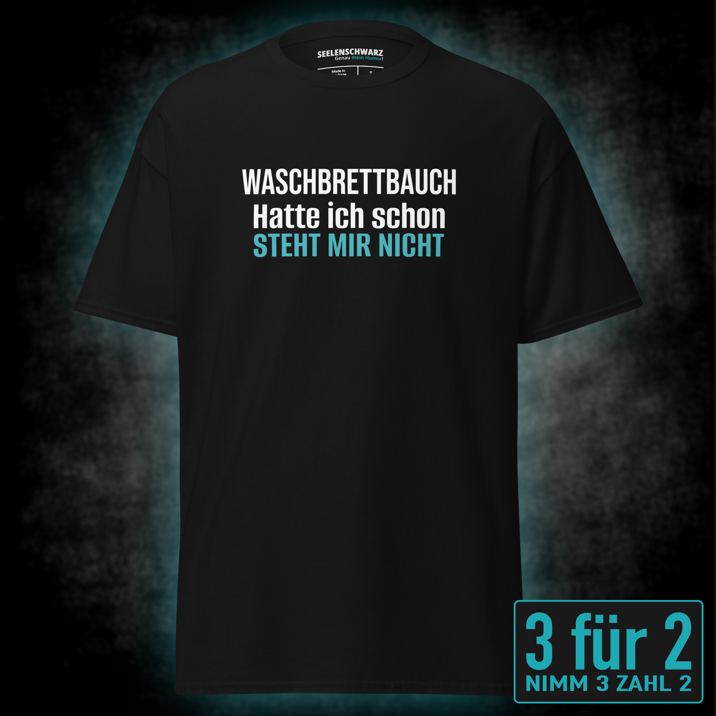 Waschbrettbauch, Unisex T-Shirt