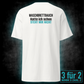 Waschbrettbauch, Unisex T-Shirt Rücken