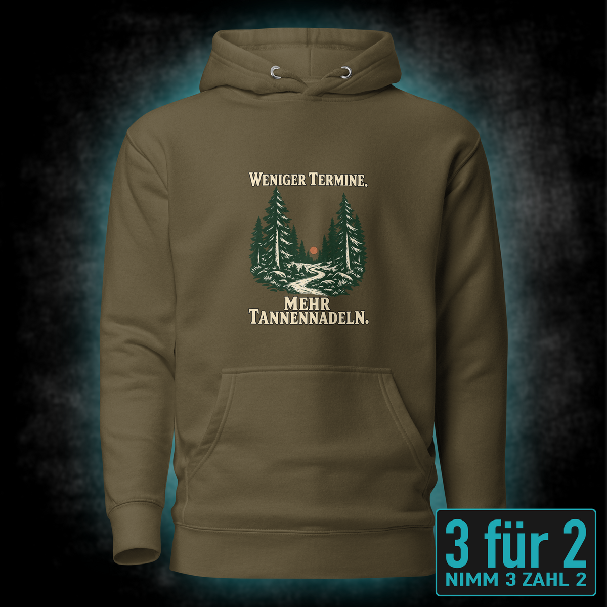 Weniger Termine, Unisex Hoodie