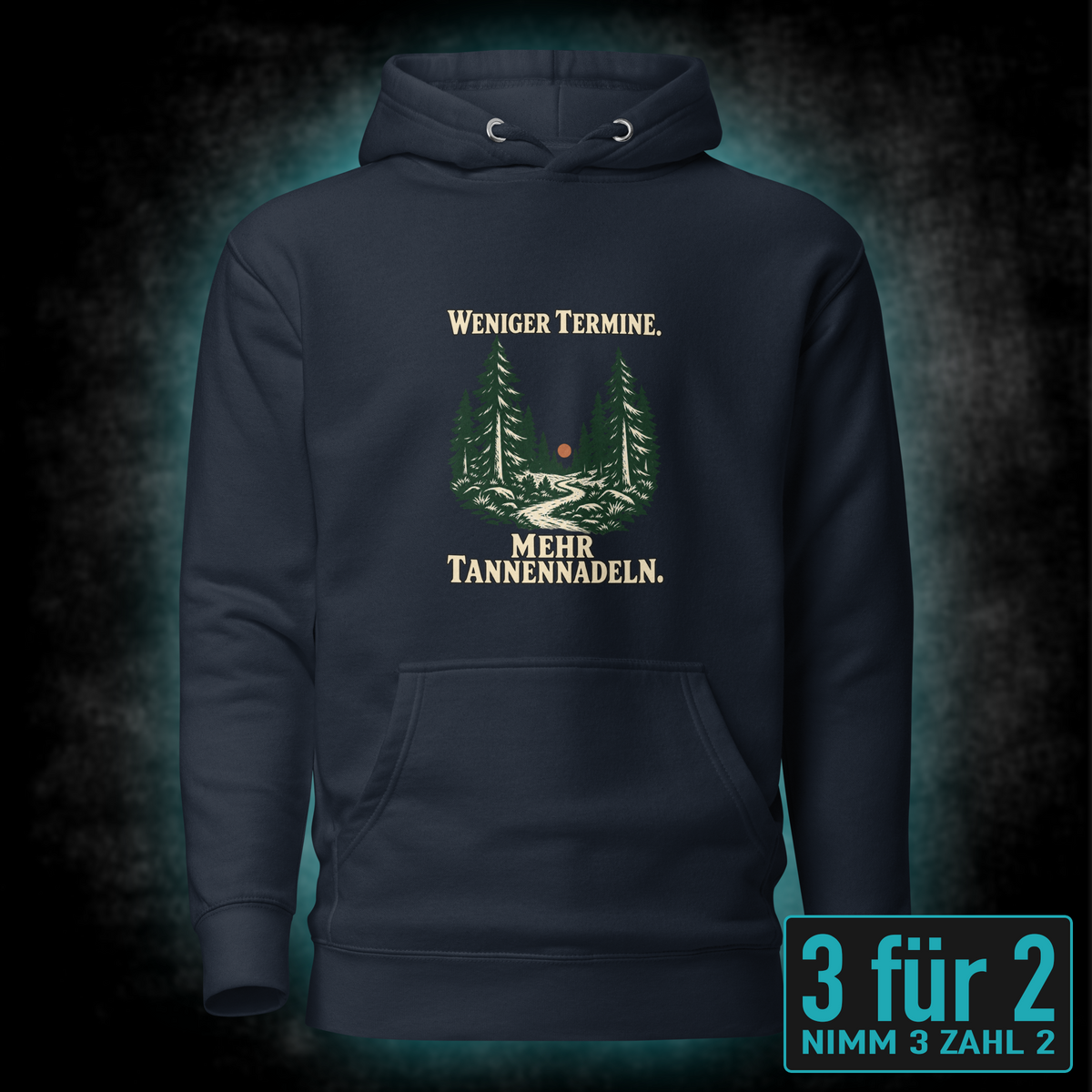 Weniger Termine, Unisex Hoodie