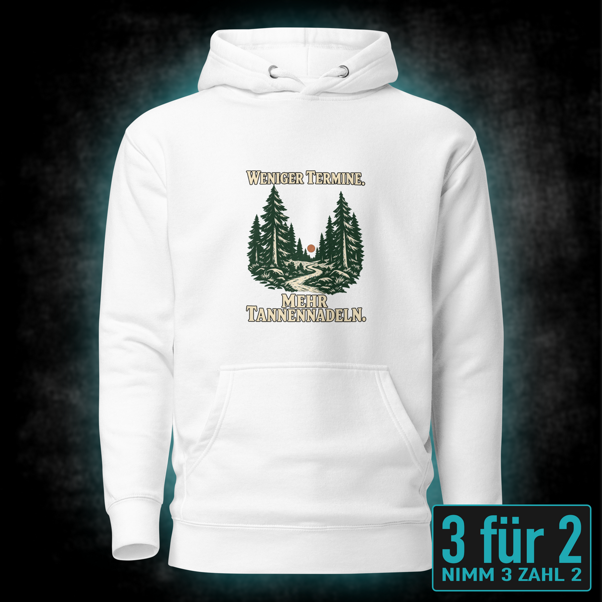 Weniger Termine, Unisex Hoodie