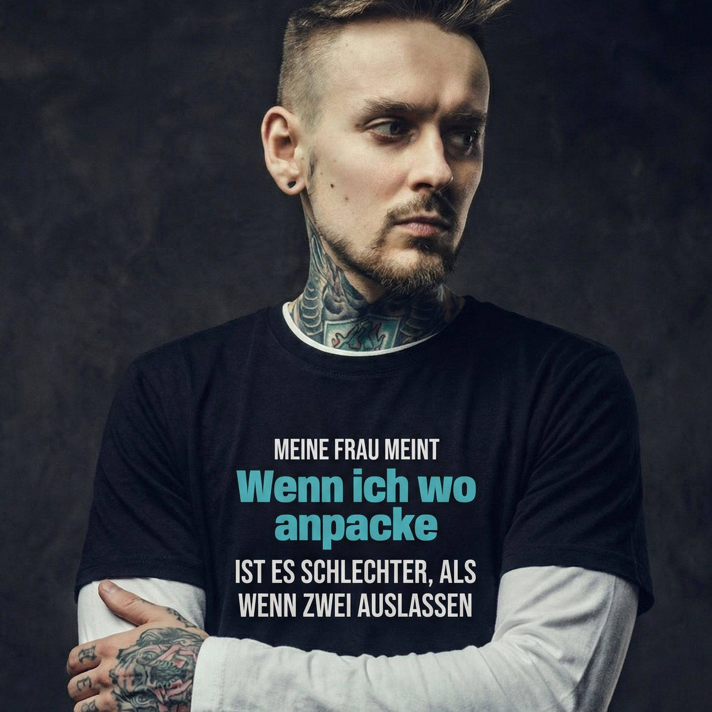 Wenn ich anpacke, Unisex T-Shirt
