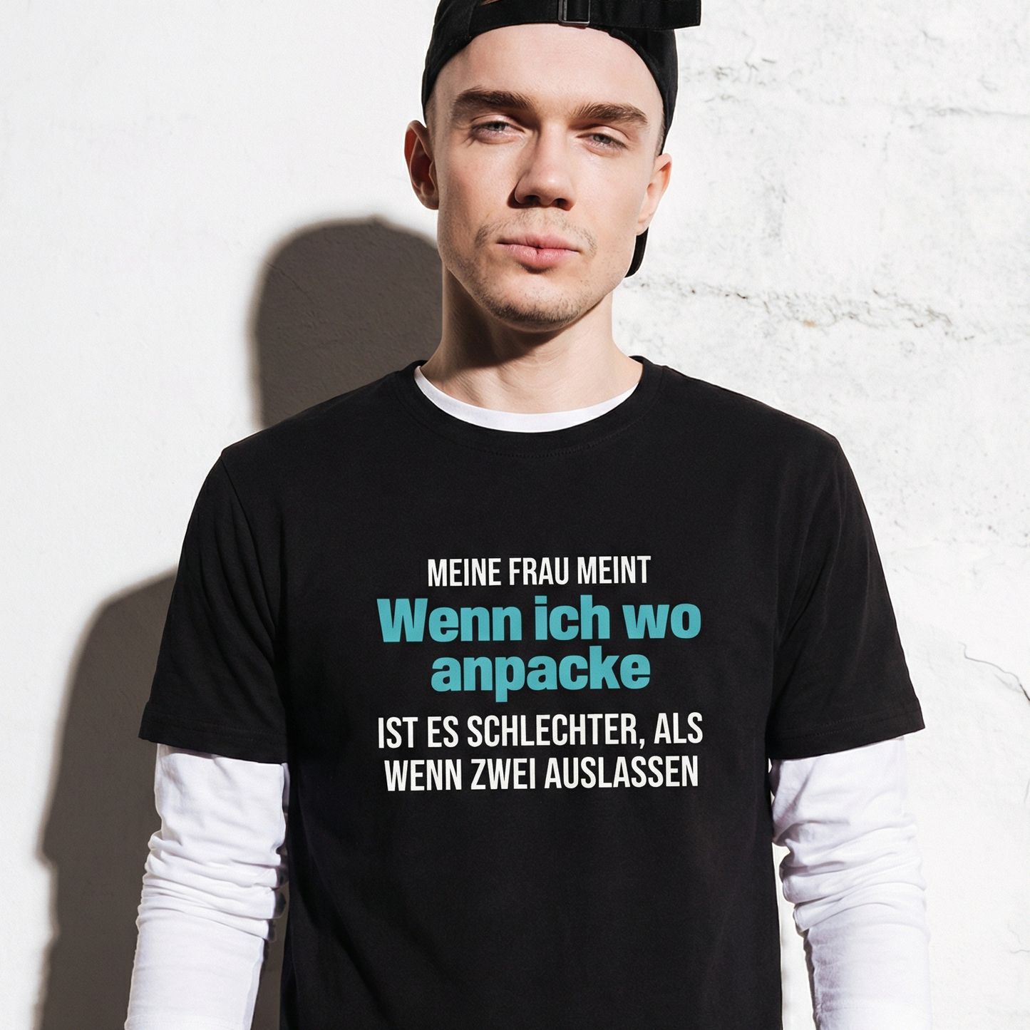 Wenn ich anpacke, Unisex T-Shirt