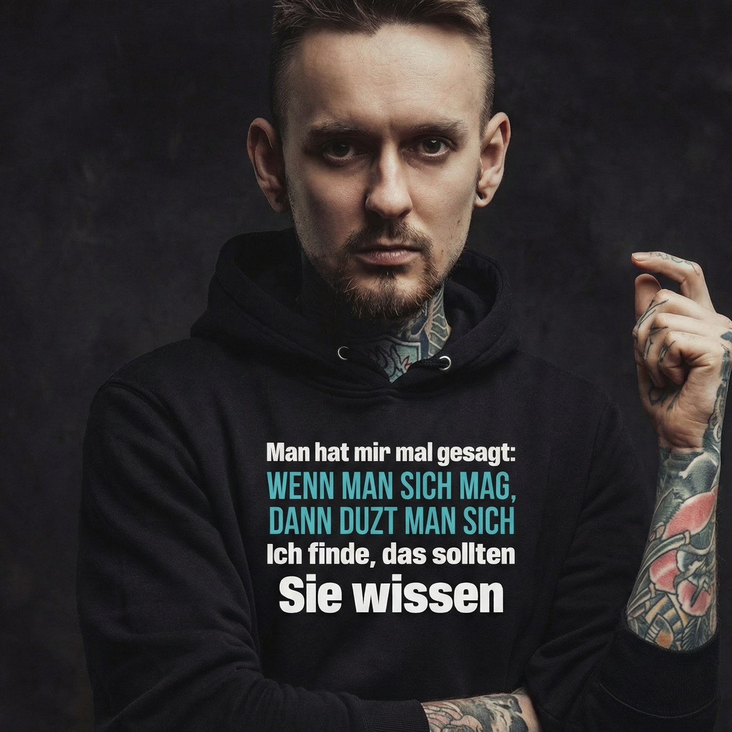 Wenn man sich mag, Unisex Hoodie