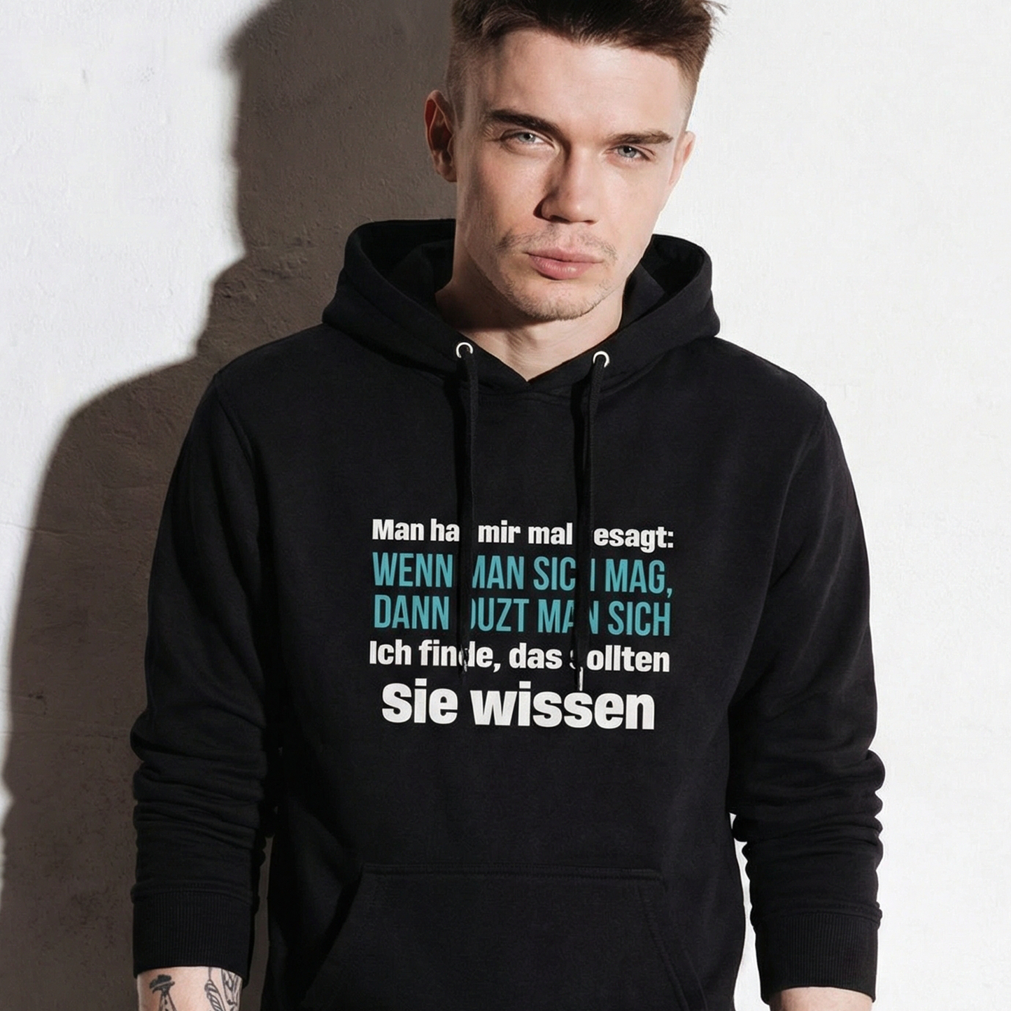 Wenn man sich mag, Unisex Hoodie
