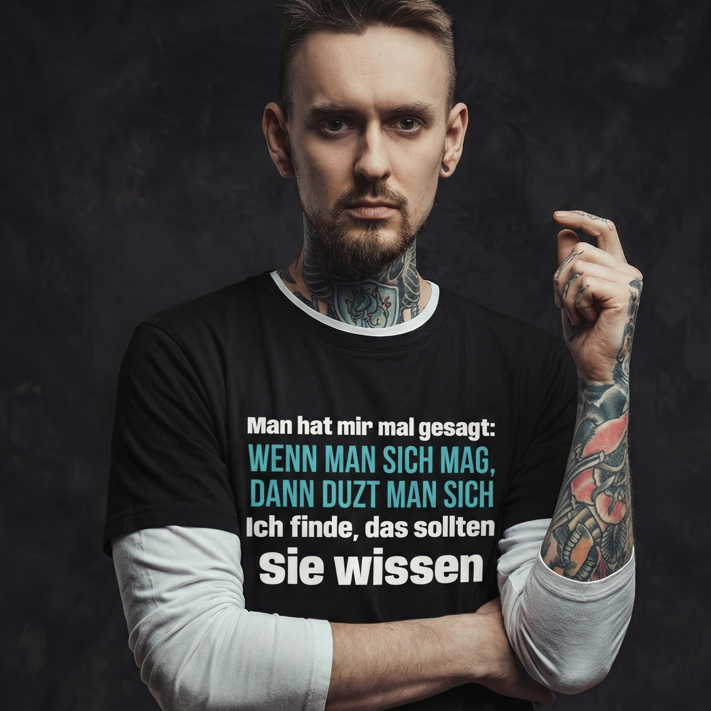 Wenn man sich mag, Unisex T-Shirt