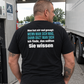 Wenn man sich mag, Unisex T-Shirt Rücken