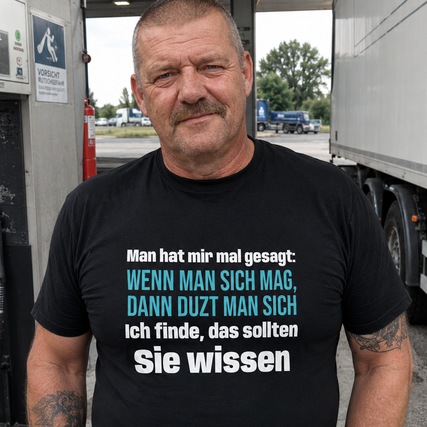 Wenn man sich mag, Unisex T-Shirt